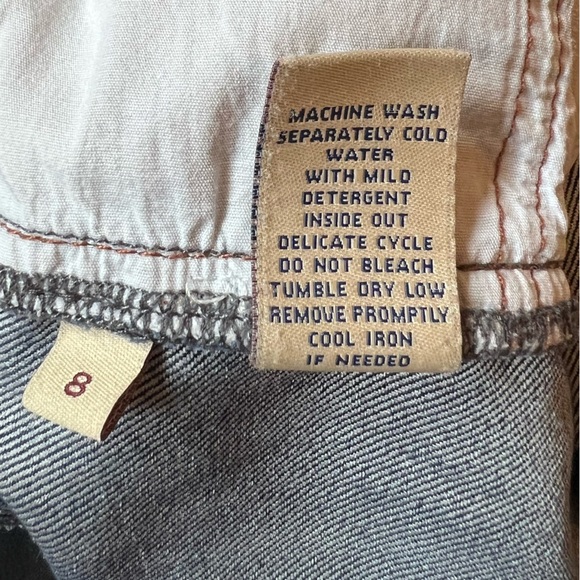 CAbi Dark Blue Mid Rise Jeans Women’s Size 8 - Picture 5 of 10